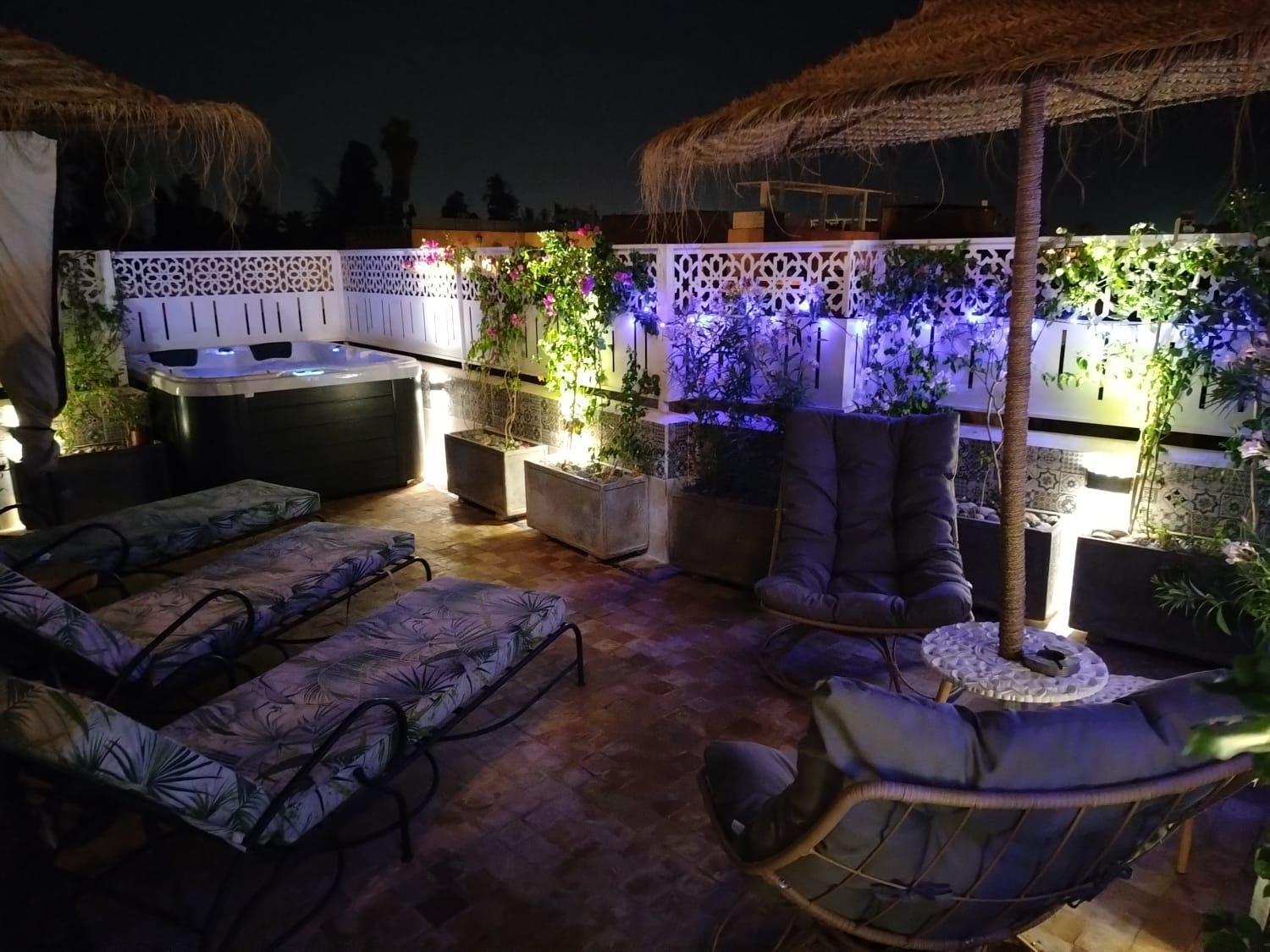 Riad & Spa Sous Le Soleil Chez Jerome Et Pamela Ch Zen Marrakesh Eksteriør billede